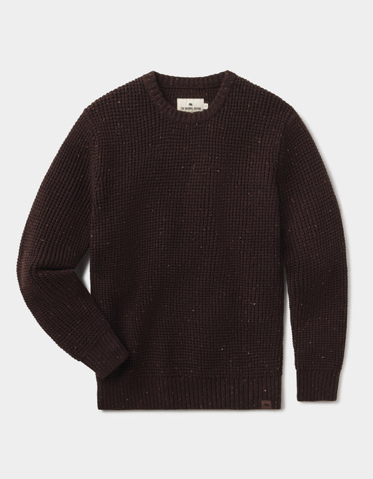 Seawool Nep Crew in Dark Brown